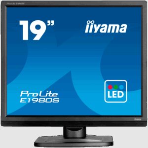IIYAMA Monitor LED E1980S-B1 19" 1280 x 1024 5:4 250 cd/m 5ms VGA DVI tilt