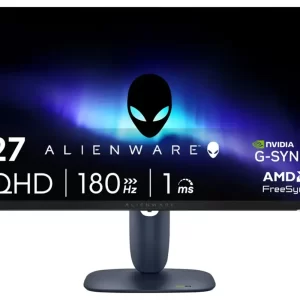 Alienware AW2725DM monitor, 27", QHD, 180Hz, FreeSync/G-Sync, IPS