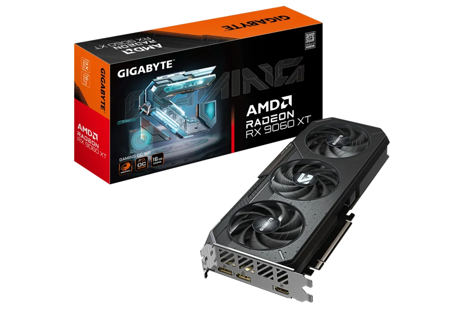 GIGABYTE Radeon RX 9060 XT GAMING OC 16G, grafička kartica