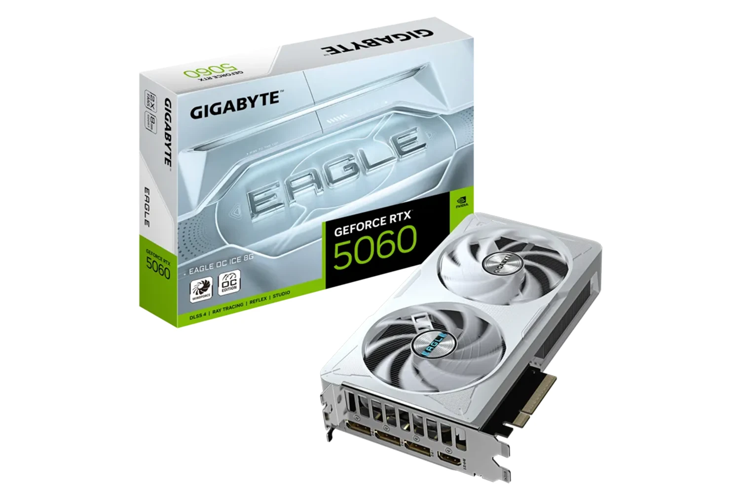 GIGABYTE GeForce RTX 5060 EAGLE OC ICE 8G, grafička kartica