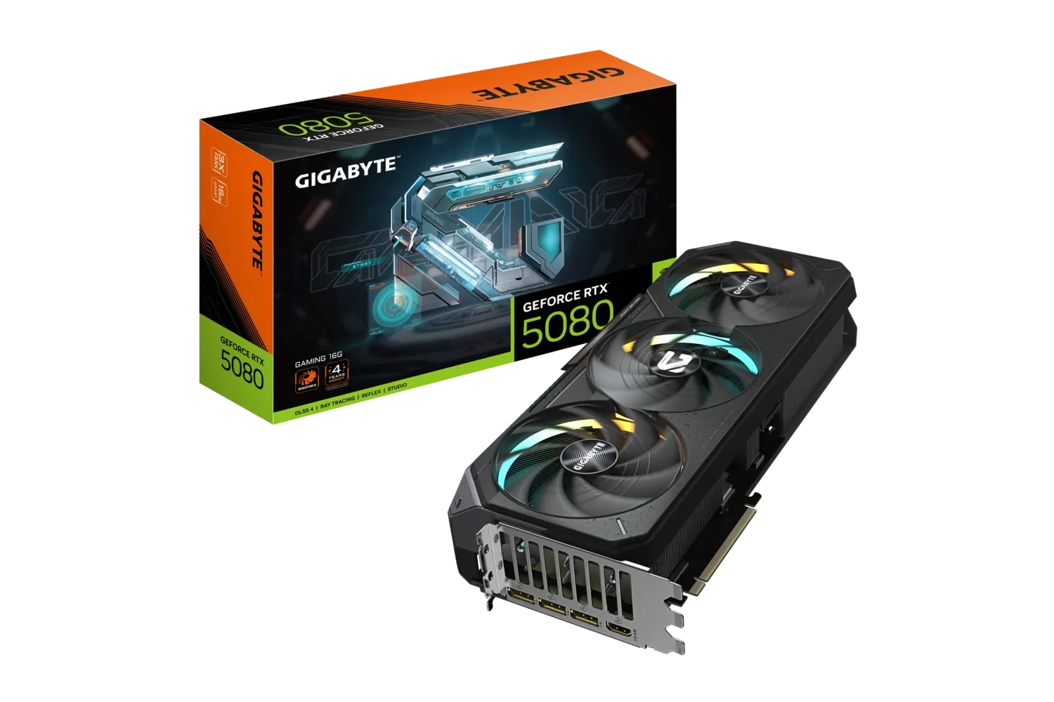 GIGABYTE GeForce RTX 5080 GAMING 16G, grafička kartica