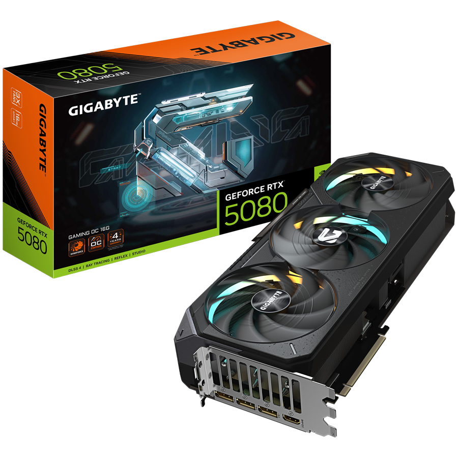 GIGABYTE GeForce RTX™ 5080 GAMING OC 16G, grafička kartica