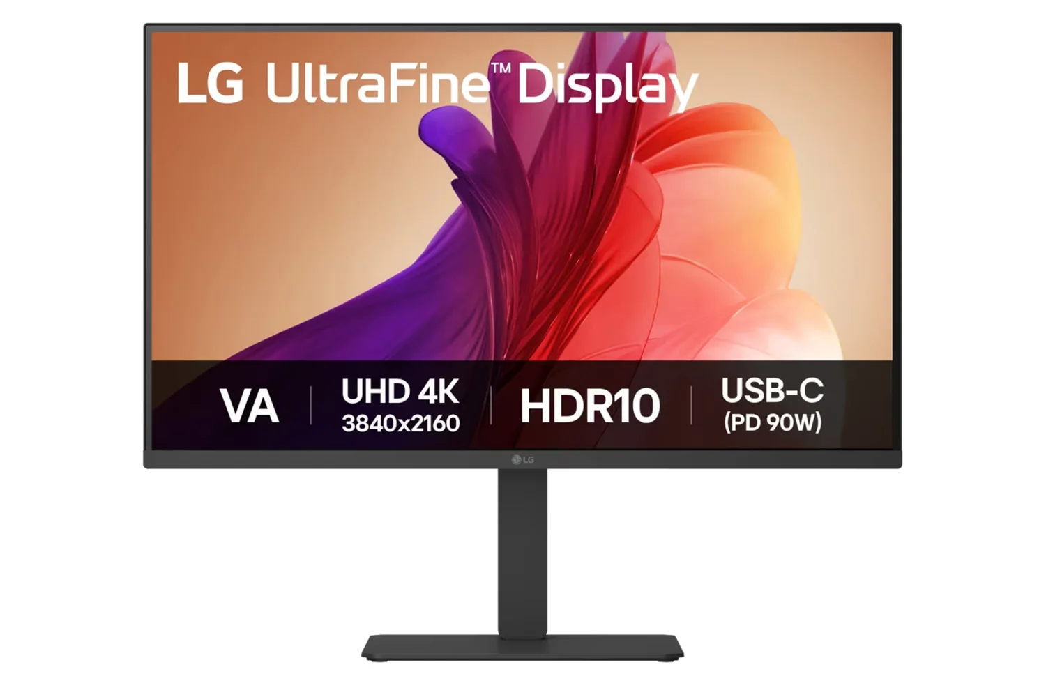 LG UltraFine 32U720A-B monitor, 32", 4K, USB-C, HDR, VA