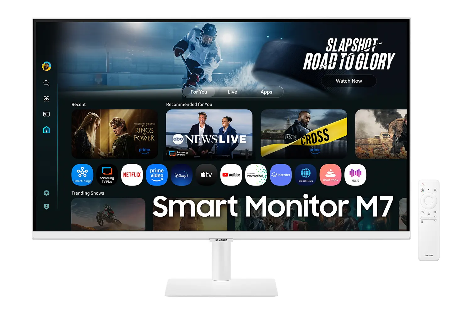 SAMSUNG LS32FM703UUXDU monitor, 32", 4K, Smart TV, USB-C, VA