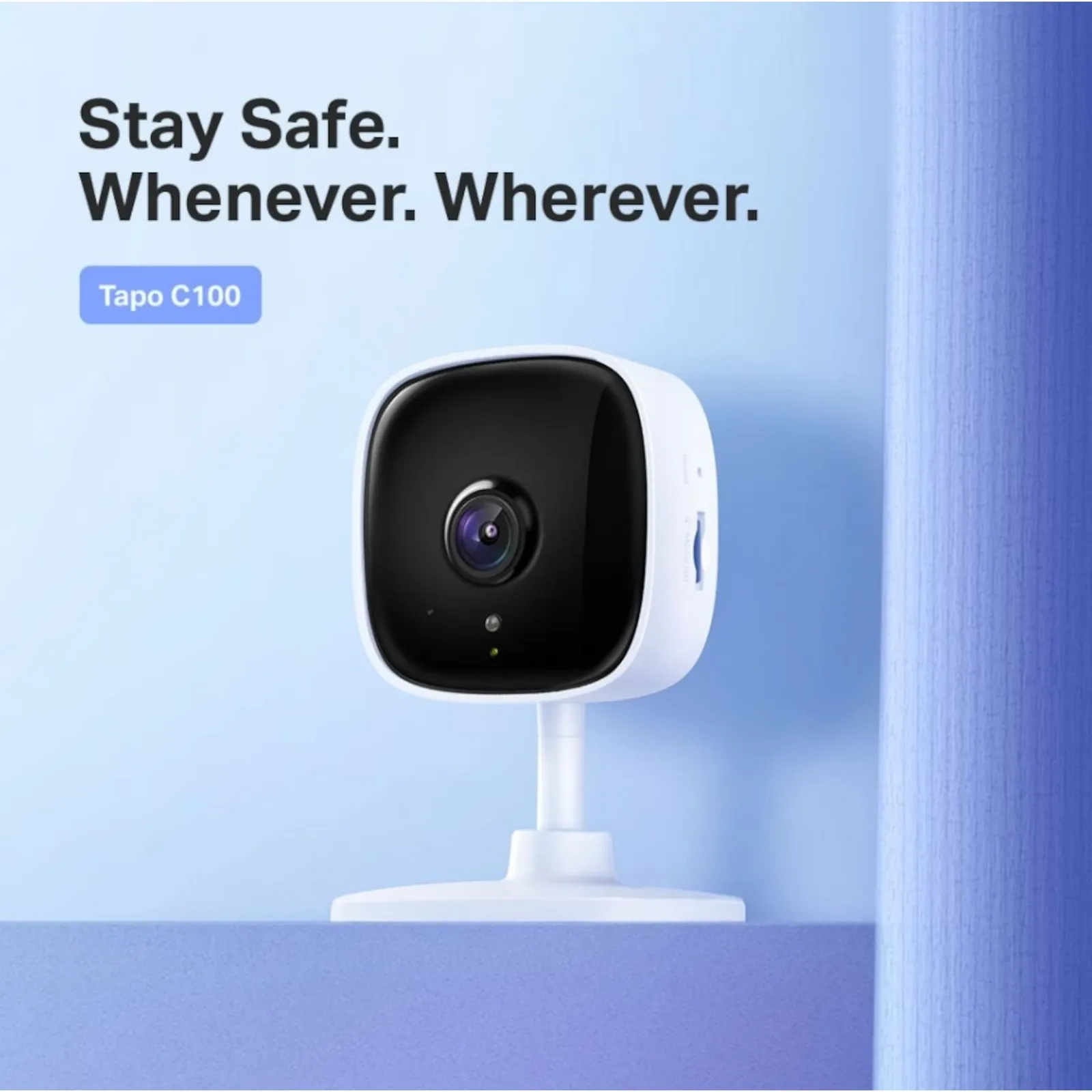 TP-LINK Tapo C100 - Mrežna nadzorna kamera - u boji (dan i noć) - Slika 4