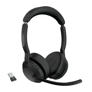 Jabra Evolve2 55 MS Stereo USB slušalice crne boje USB-A