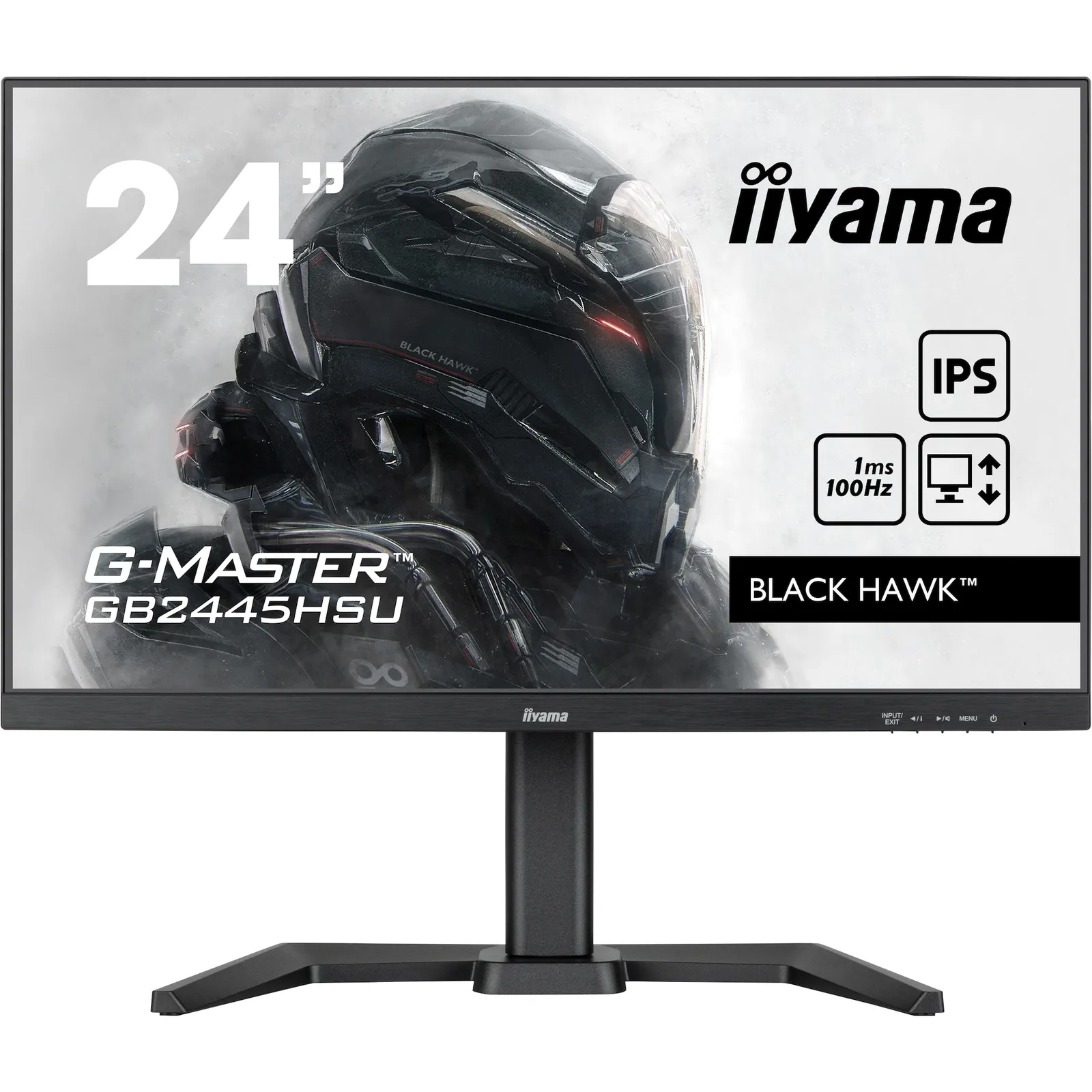 iiyama G-MASTER GB2445HSU-B2 60.5cm (24") FHD IPS Gaming Monitor HDMI/DP/USB