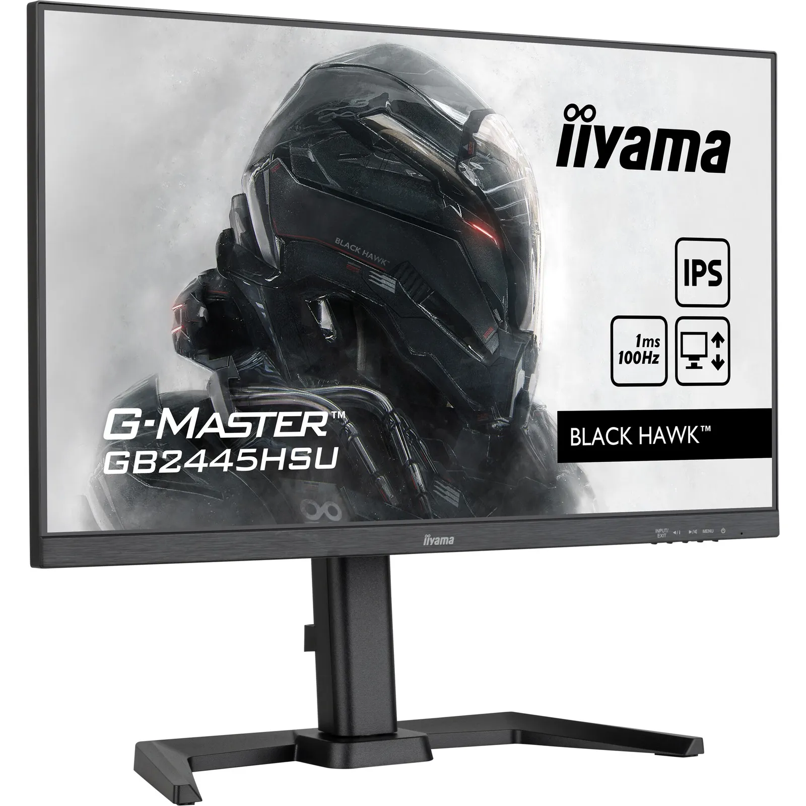 iiyama G-MASTER GB2445HSU-B2 60.5cm (24") FHD IPS Gaming Monitor HDMI/DP/USB - Slika 3