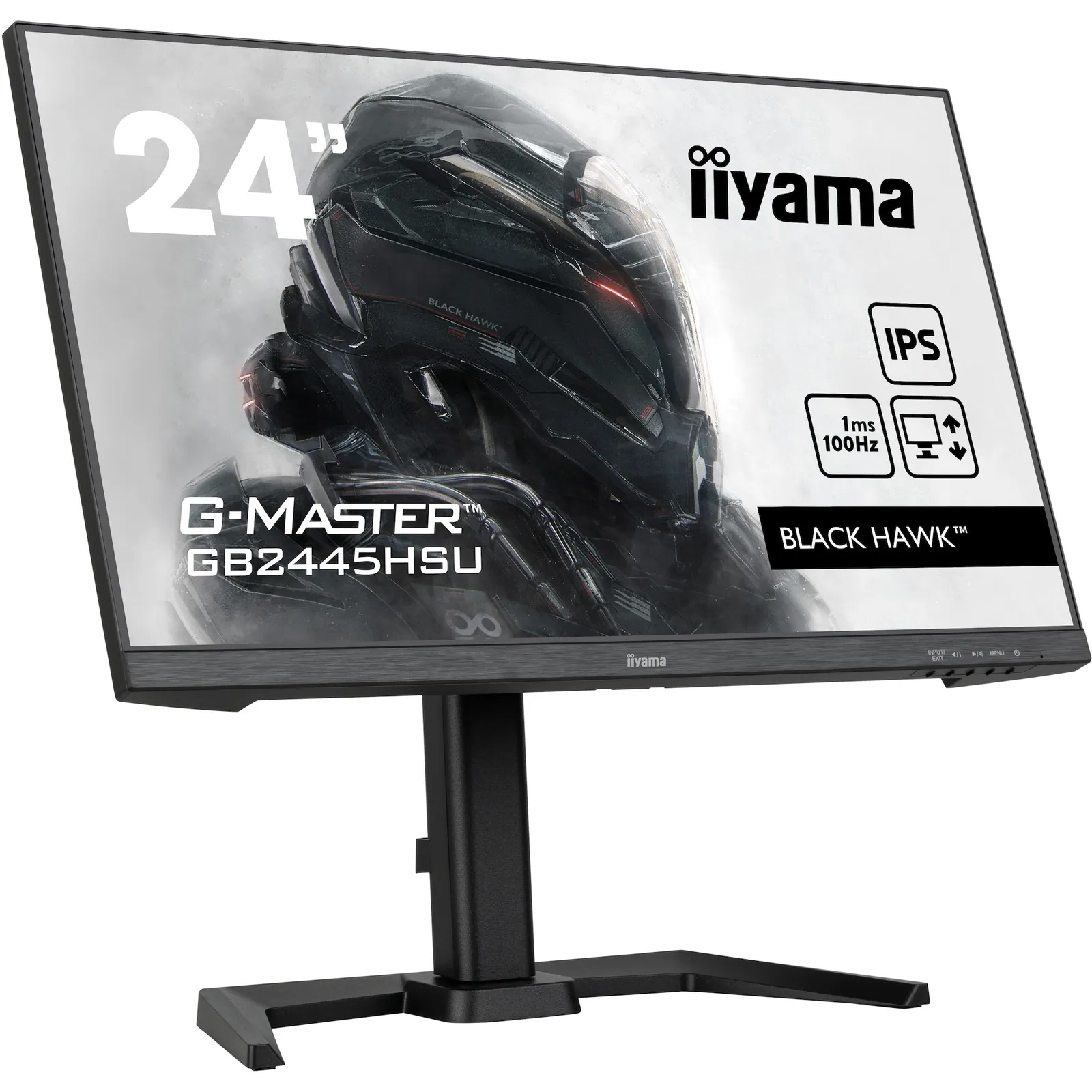 iiyama G-MASTER GB2445HSU-B2 60.5cm (24") FHD IPS Gaming Monitor HDMI/DP/USB - Slika 4