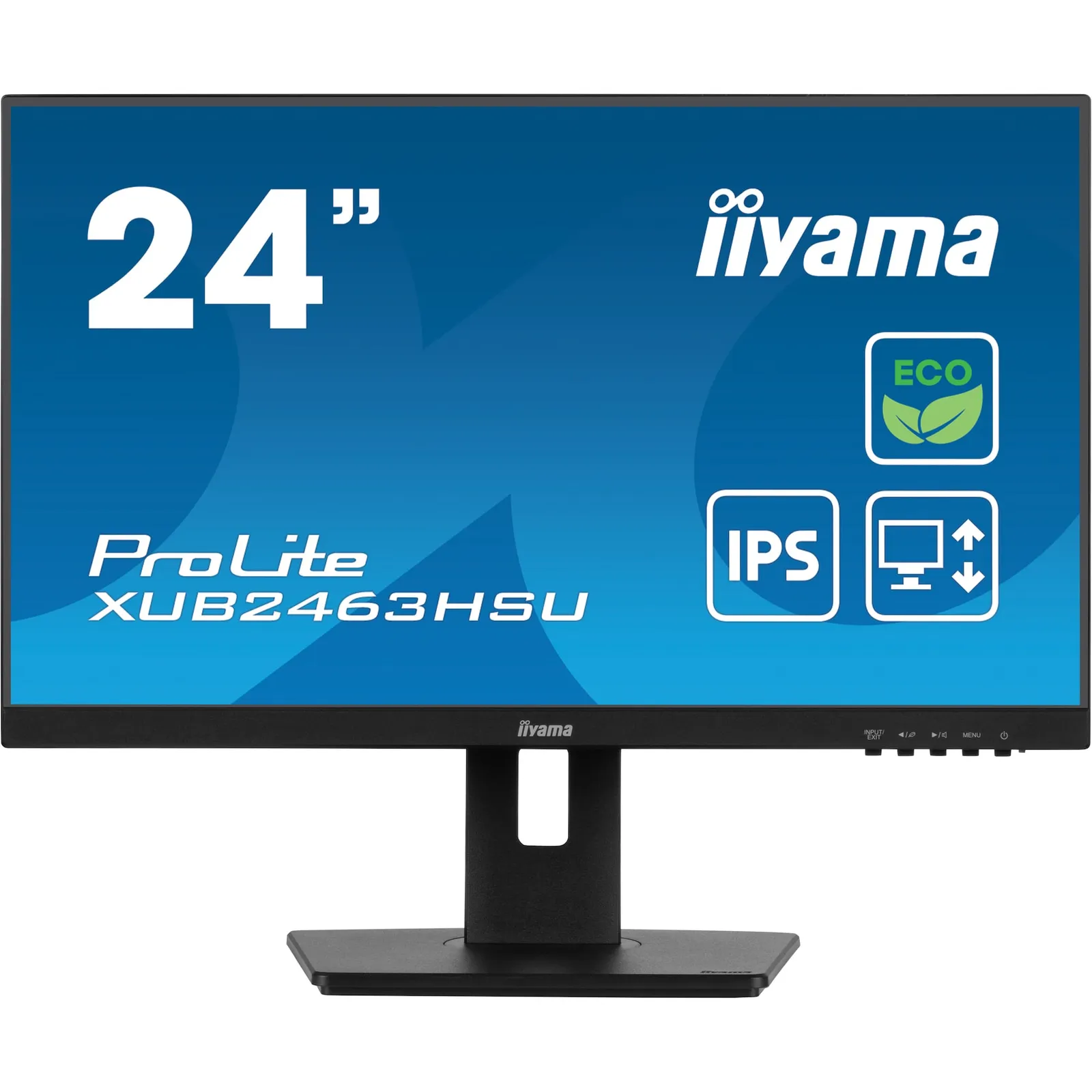 iiyama ProLite XUB2463HSU-B1 60, 5cm (23, 8") FHD IPS Monitor HDMI/DP/USB 100Hz