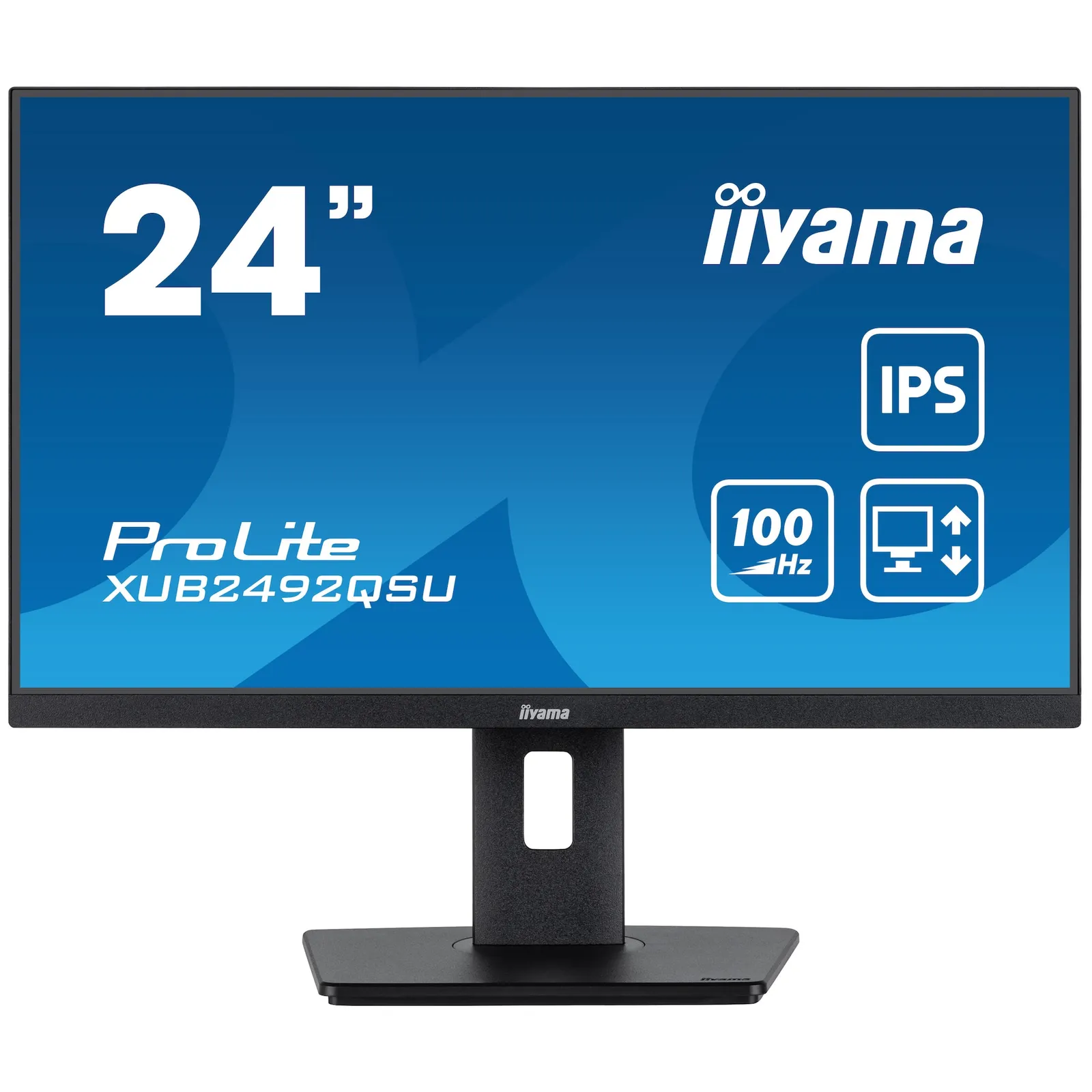 iiyama ProLite XUB2492QSU-B1 60,5cm (23,8") WQHD IPS Monitor HDMI/DP/USB-C - Slika 2