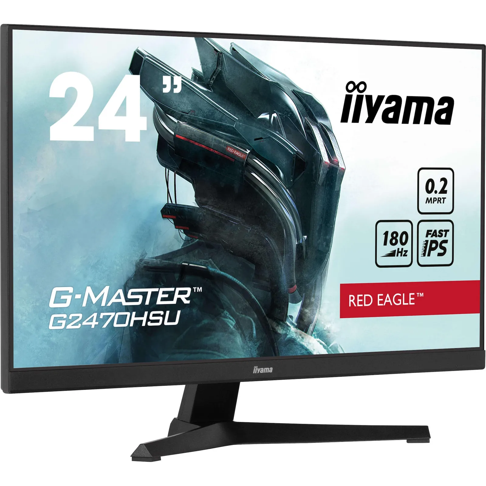 iiyama G-Master G2470HSU-B6 60,5cm (23,8") FHD IPS Gaming-Monitor HDMI DP LS - Slika 2