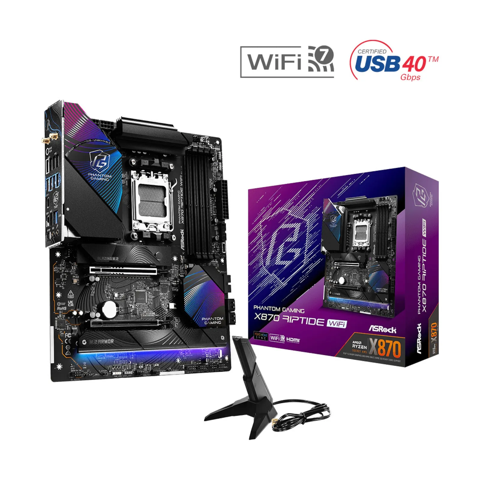 ASRock X870 RIPTIDE WIFI ATX, matična ploča