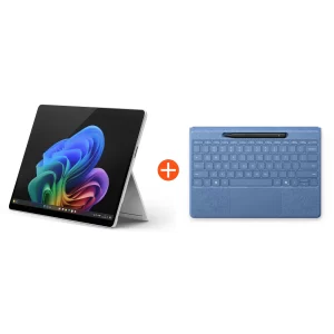 Microsoft Surface Pro (11. Edition) Copilot+ PC 13" OLED 2in1 Platin Snapdragon® X Elite 16GB/512GB SSD Win11 EP2-08363 ohne Netzteil inkl. MS Surface Pro Flex Keyboard +Slim Pen saphir