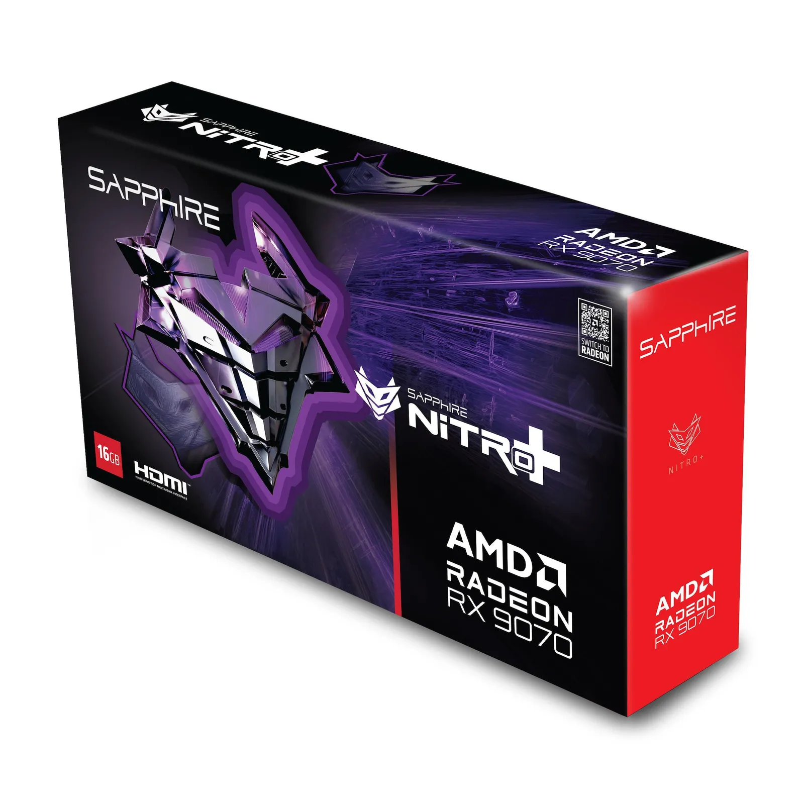 SAPPHIRE NITRO+ AMD Radeon™ RX 9070 GAMING Grafikkarte 16GB GDDR6 HDMI/DP - Slika 3