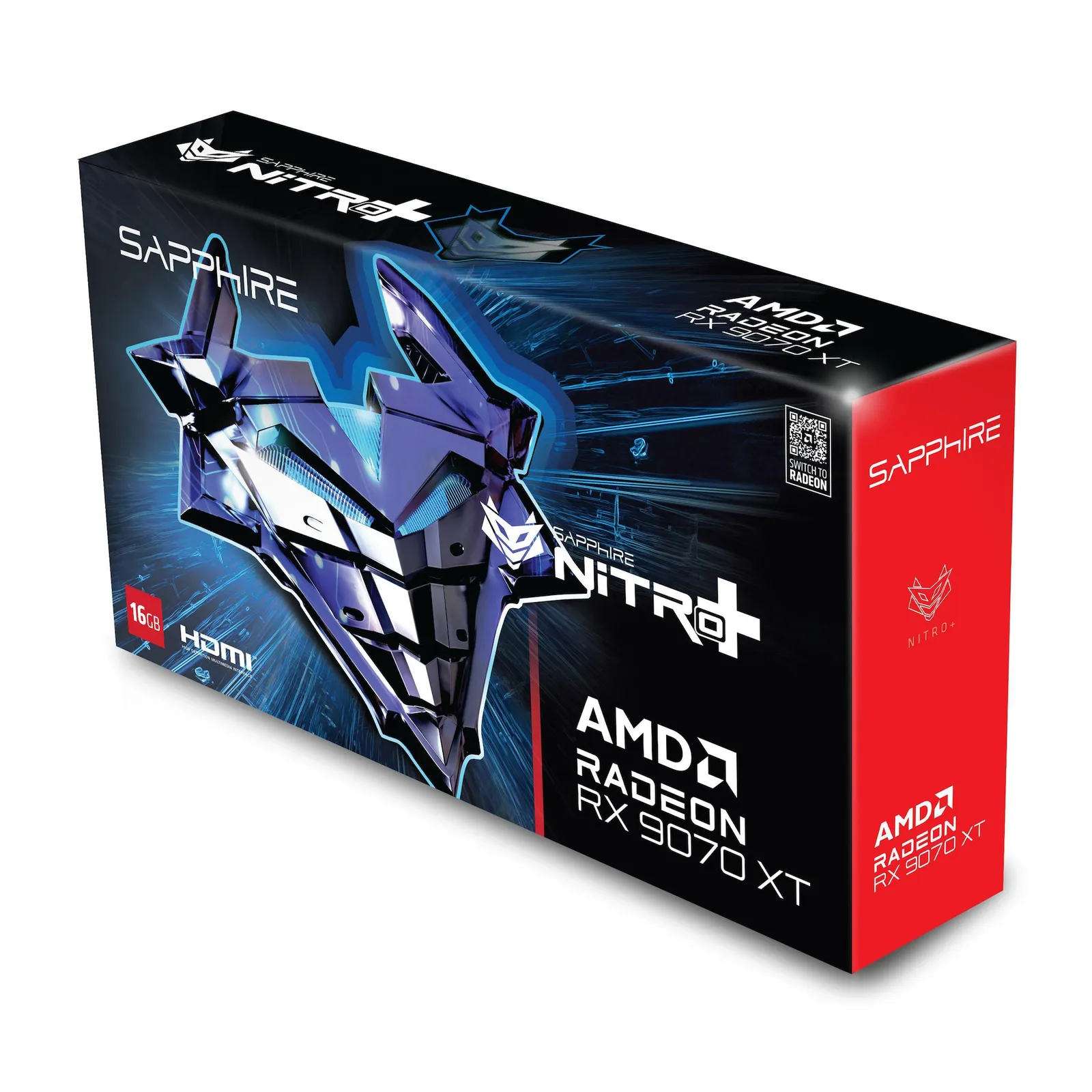 SAPPHIRE NITRO+ AMD Radeon™ RX 9070 XT GAMING OC Grafikkarte 16GB GDDR6 HDMI/DP - Slika 3