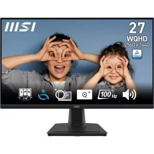 MSI Pro MP275QDE 68,6cm (27") QHD IPS Office Monitor 16:9 HDMI/DP/VGA 100Hz 4ms Sync