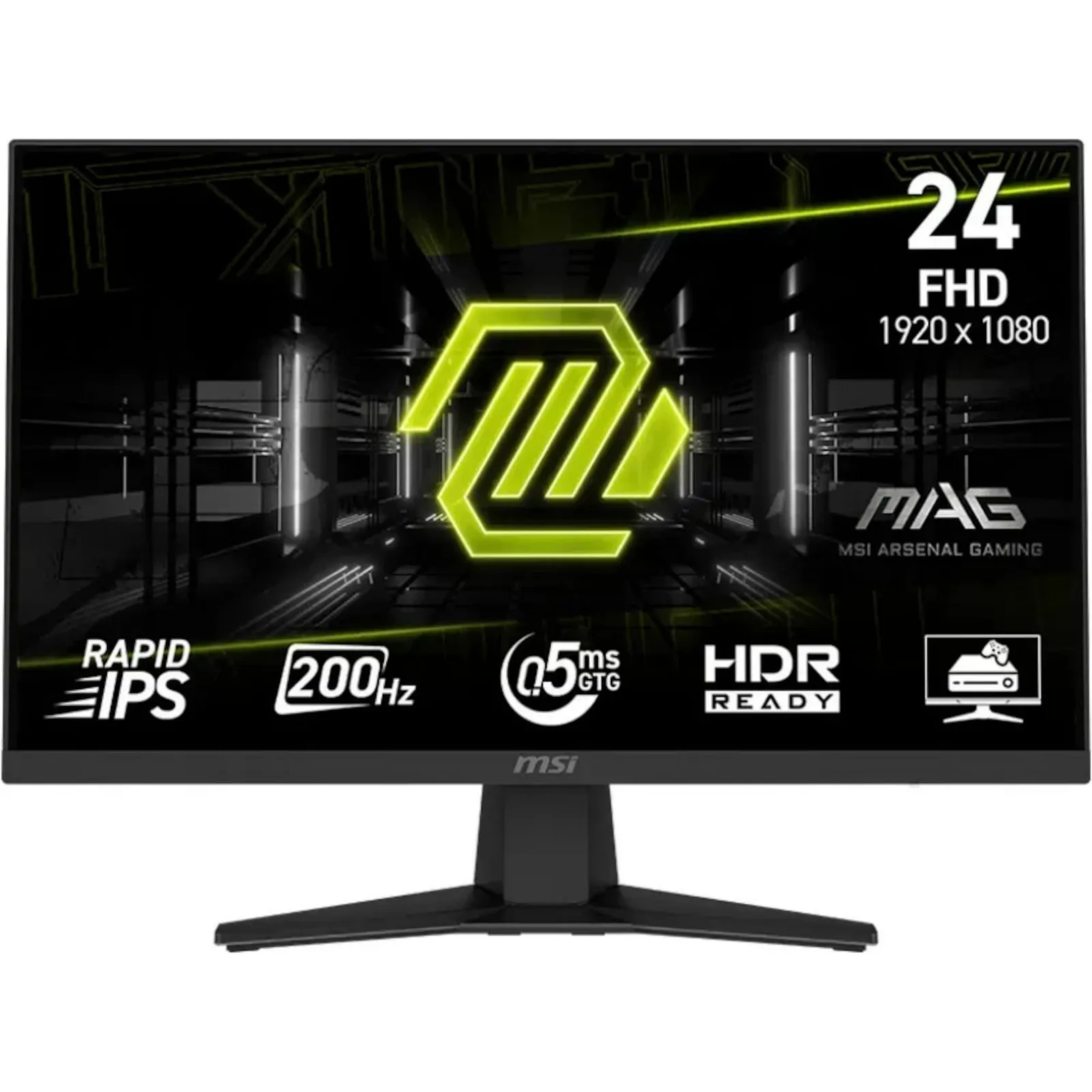 MSI MAG 244F 60,5cm (23,8") FHD IPS Gaming Monitor 16:9 HDMI/DP 200Hz 0,5ms Sync