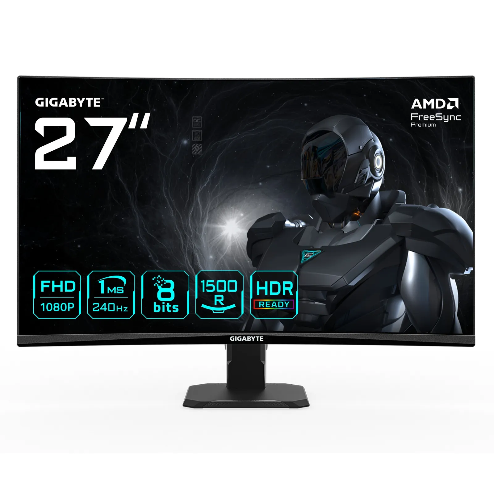 Gigabyte GS27FC2 68,6cm (27") FHD Gaming Monitor Curved 16:9 HDMI/DP 240Hz Sync