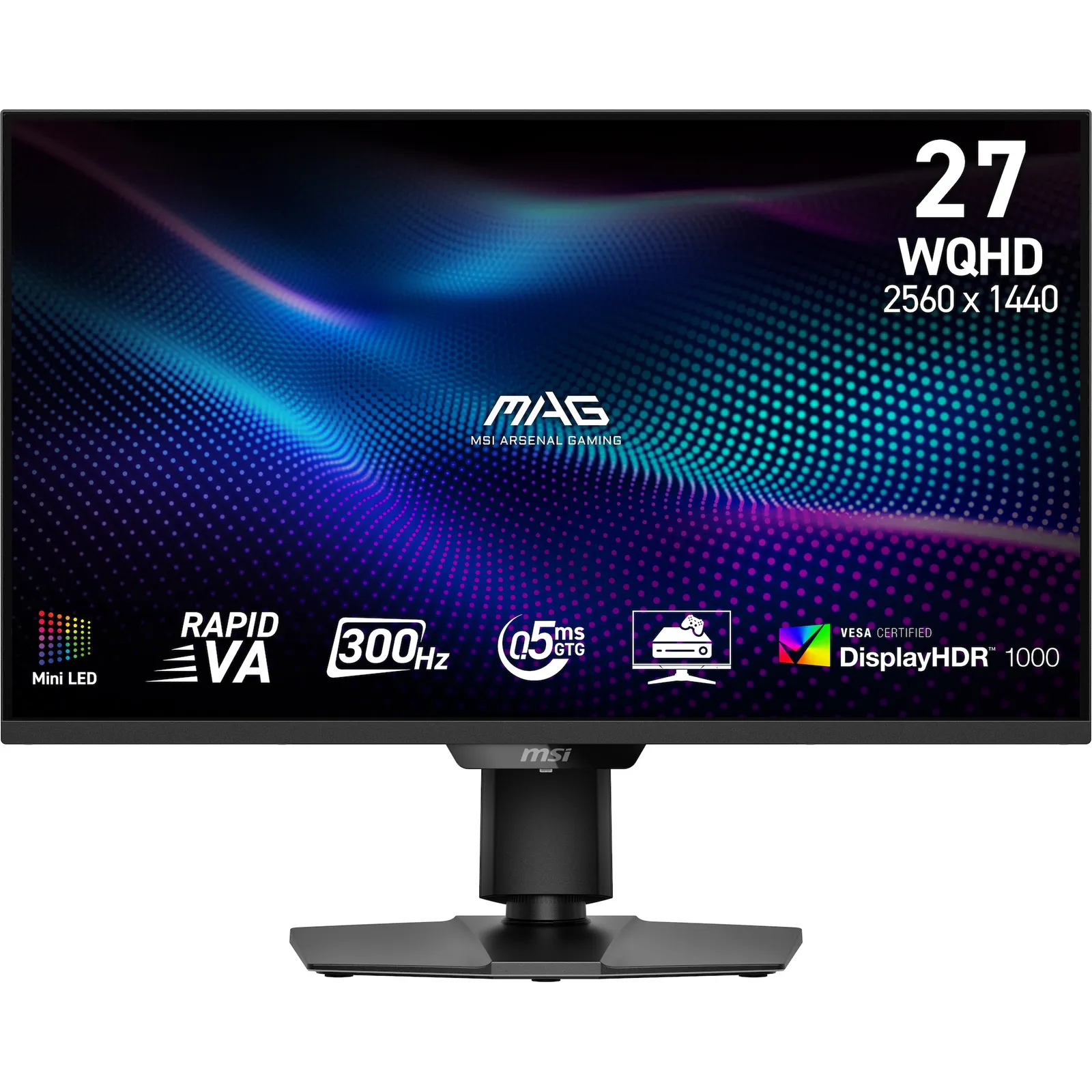MSI MAG 274QPFDE X30MV 68,6cm (27") QHD Mini LED Gaming Monitor 16:9 HDMI/DP 300Hz 0,5ms Sync