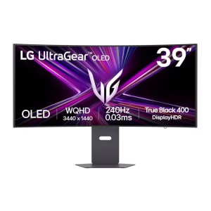 LG UltraGear 39GX900A-B 99,1cm (39") UWQHD OLED Gaming Monitor Curved 21:9 HDMI/DP/USB-C PD65W 240Hz 0,03ms