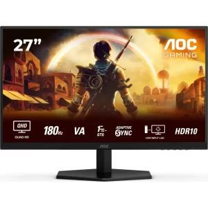 AOC Q27G42XNE 68,6cm (27“) QHD VA Gaming Monitor 16:9 HDMI/DP 180Hz Sync 0,5ms HDR10