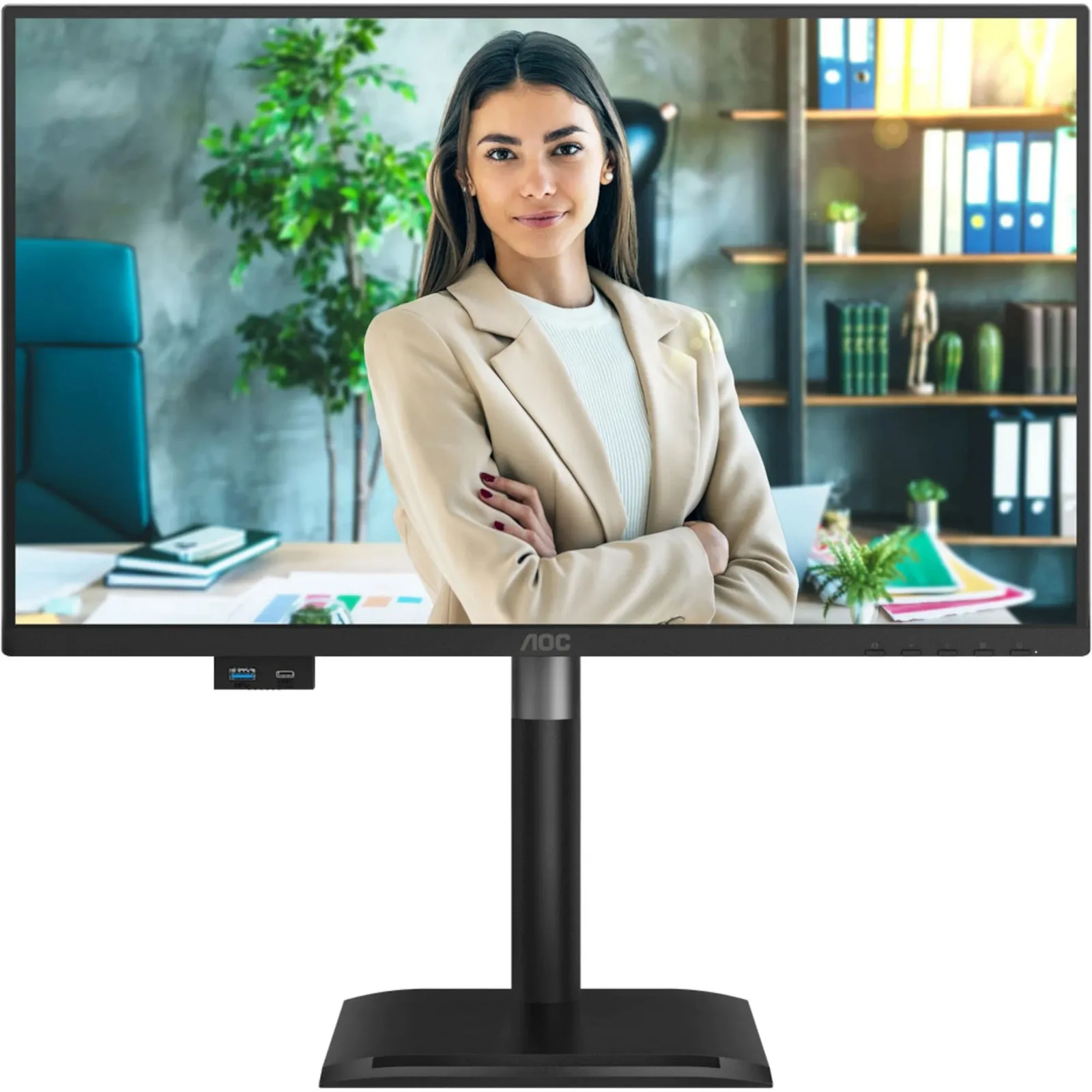 AOC Q27P4U 68,6cm (27") QHD IPS Office Monitor 16:9 HDMI/DP/USB-C 120Hz 4ms Sync - Slika 3