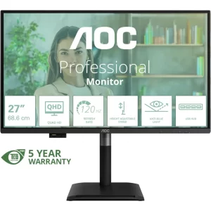 AOC Q27P4U 68,6cm (27") QHD IPS Office Monitor 16:9 HDMI/DP/USB-C 120Hz 4ms Sync