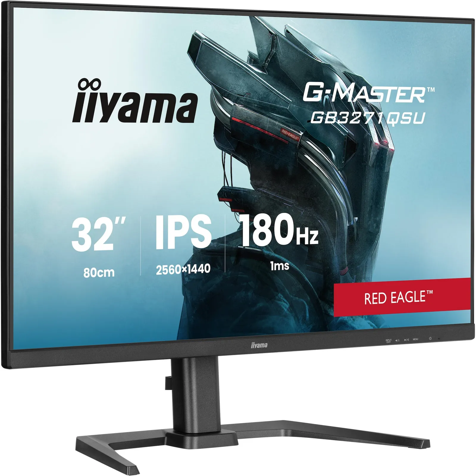 iiyama G-Master GB3271QSU-B2 80cm (31, 5") WQHD IPS Gaming Monitor 16:9 HDMI/DP 180Hz 1ms