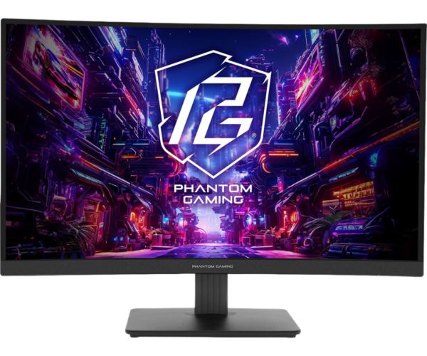 ASRock Gaming Monitor PG27QRT1B, 27", QHD, VA, 180Hz, 1ms, Curved, ASR-PG27QRT1B