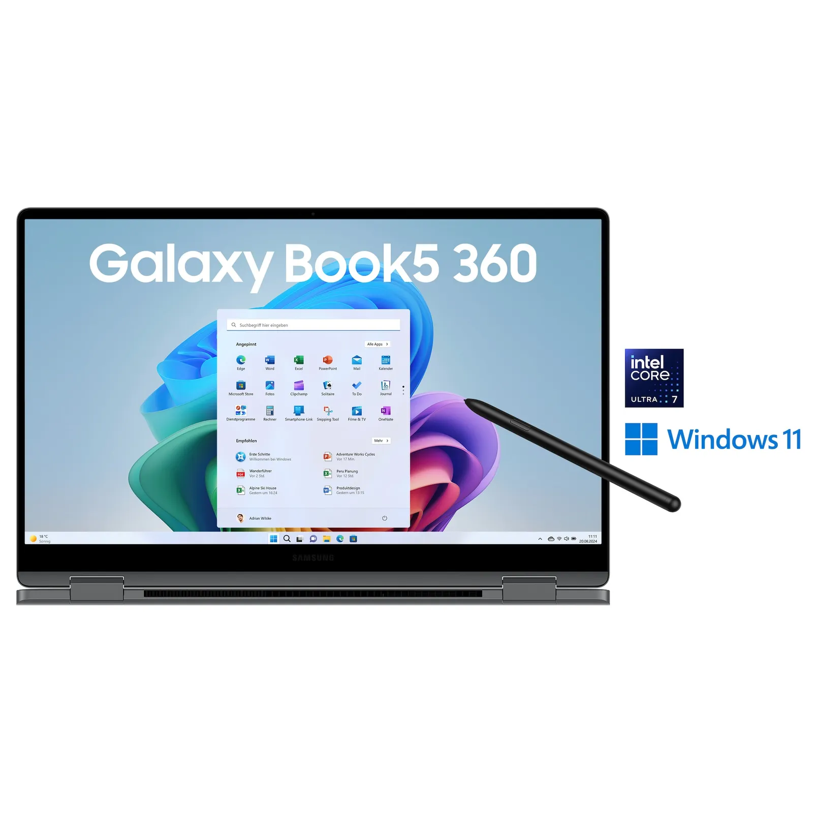 SAMSUNG Galaxy Book5 360 notebook, NP750QHA-KA5DE, 15.6"/U7/16GB/Arc/512GB/W11 - Slika 2