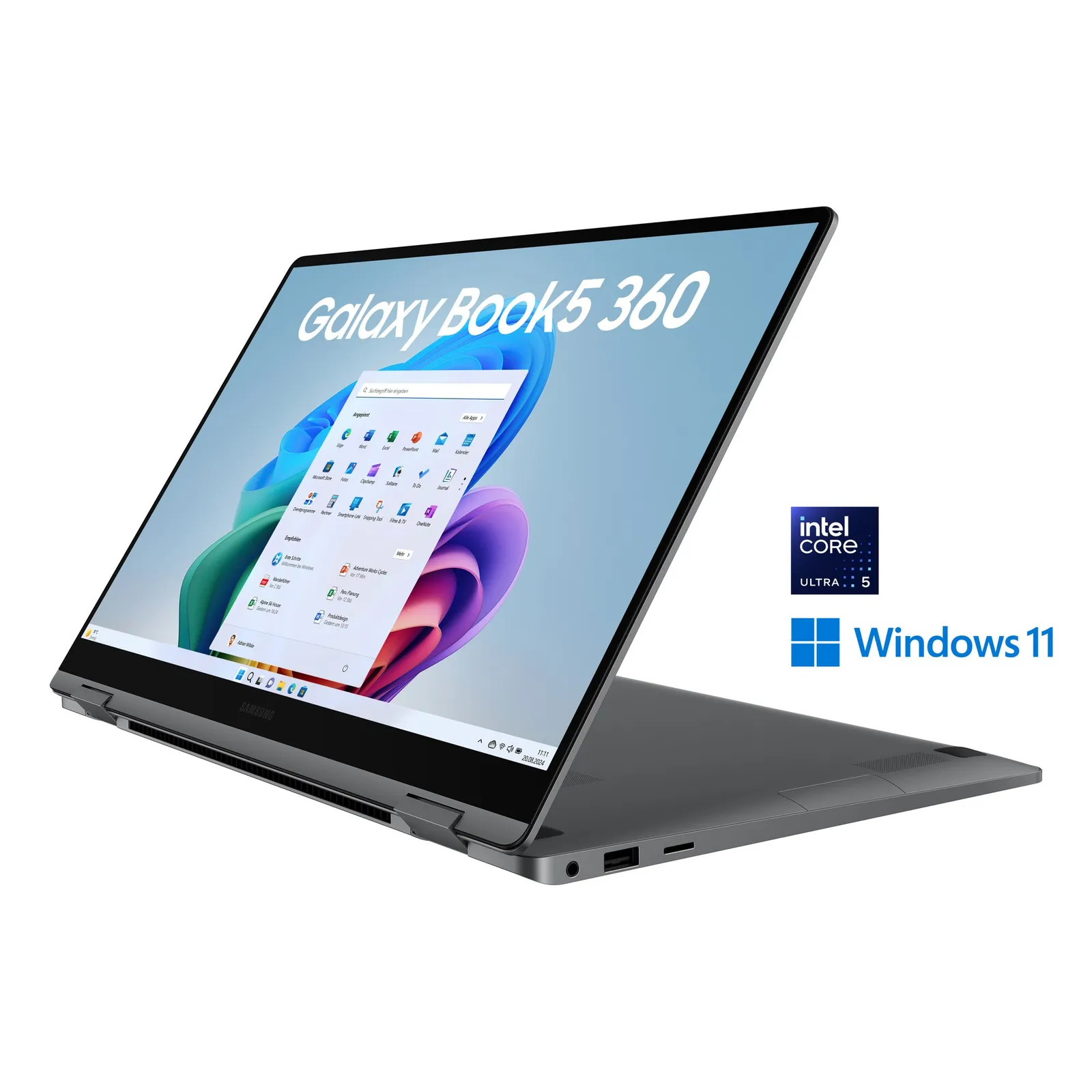 SAMSUNG Galaxy Book5 360 notebook, NP750QHA-KA2DE, 15.6″/U5/16GB/Arc/512GB/W11 - Slika 5