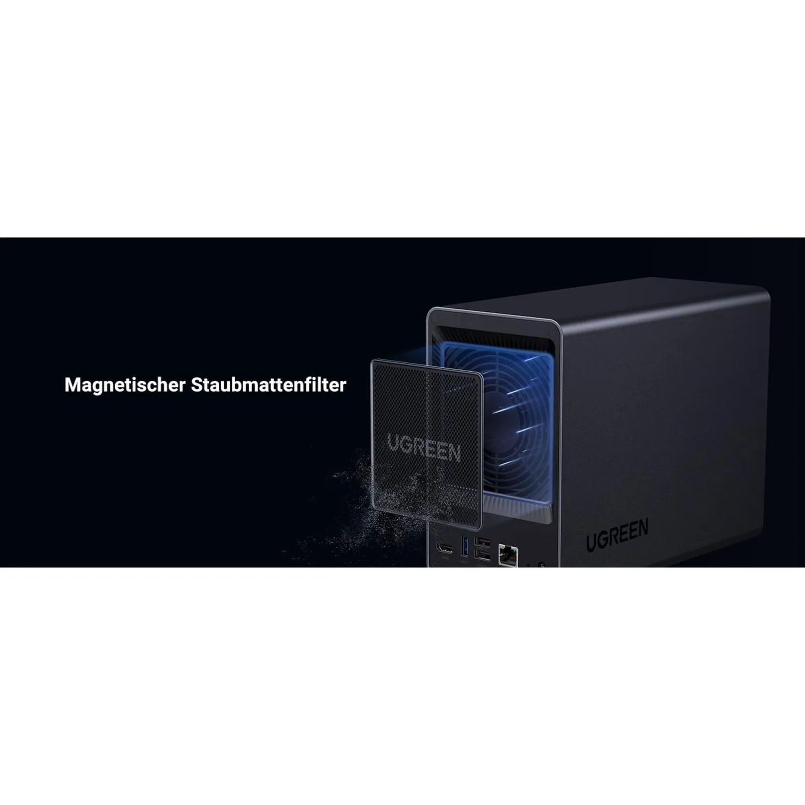 UGREEN NASync DXP2800 NAS System 2-Bay 16TB inkl. 2x Seagate IronWolf ST8000VN004 8 TB - Slika 5