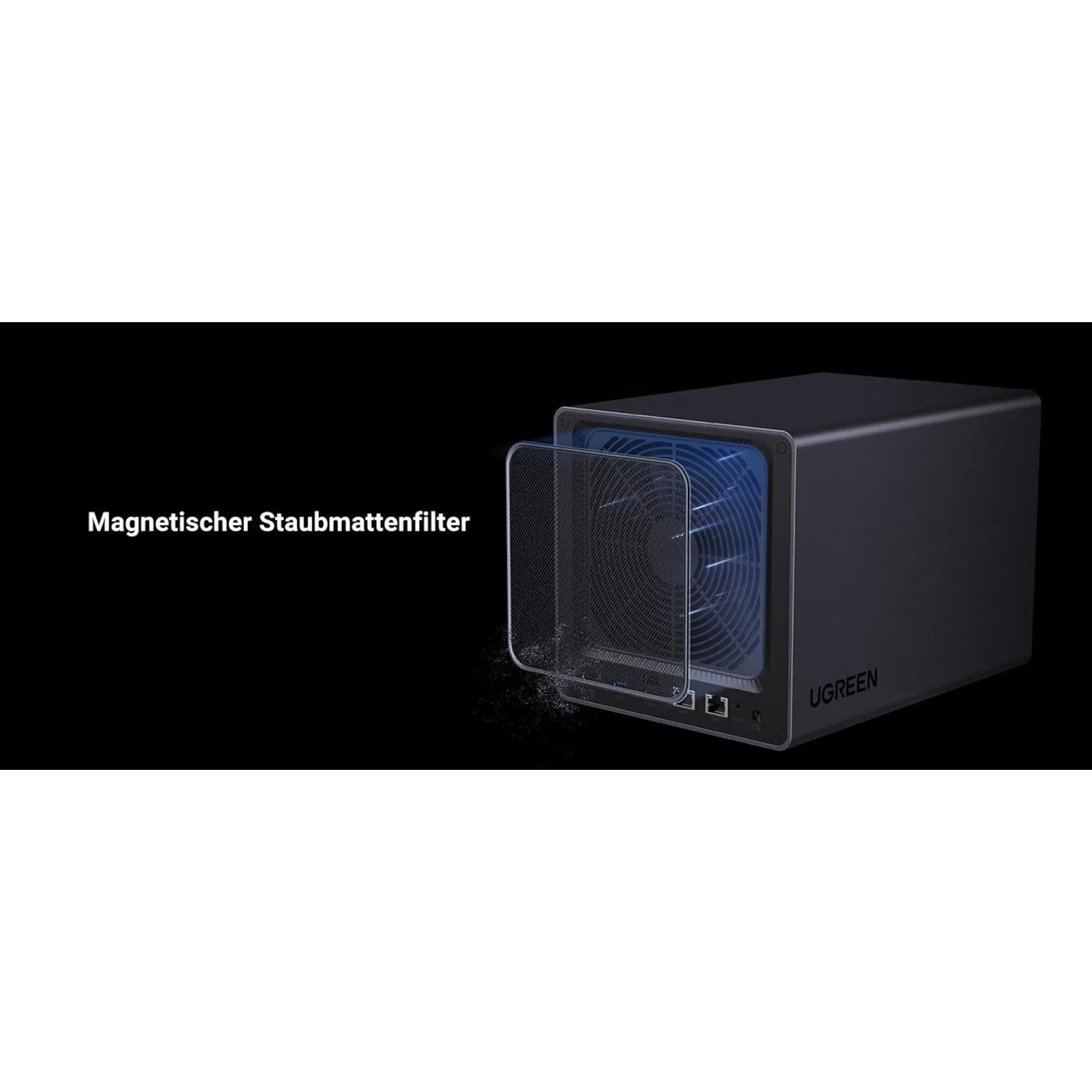 UGREEN NASync DXP4800 Plus NAS System 4-Bay 32TB inkl. 4x WD WD80EFPX NAS HDD - 8 TB - Slika 5