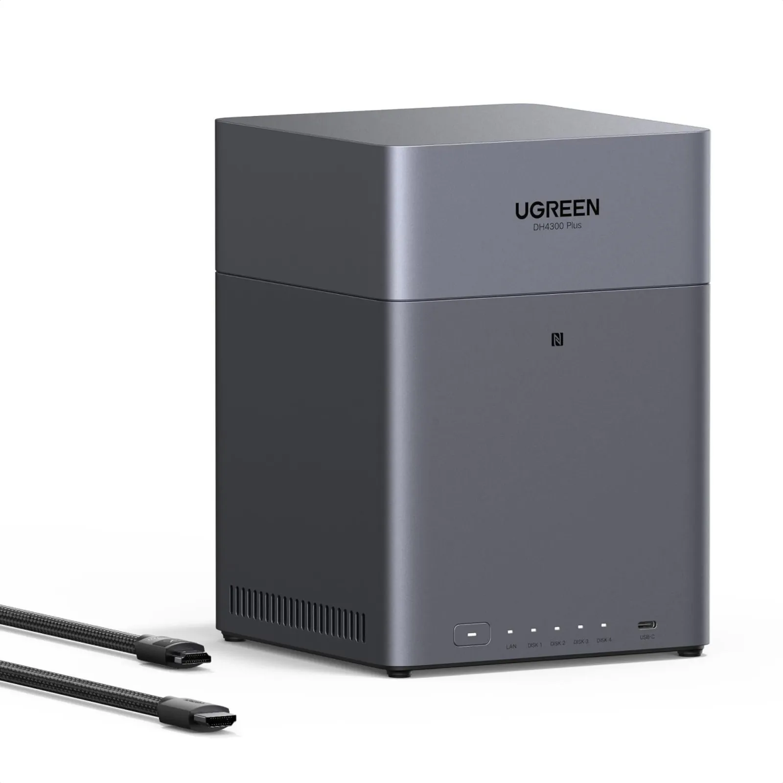 UGREEN NASync DH4300 Plus NAS System 4-Bay 24TB inkl. 4x WD WD60EFPX NAS HDD - 6 TB - Slika 3
