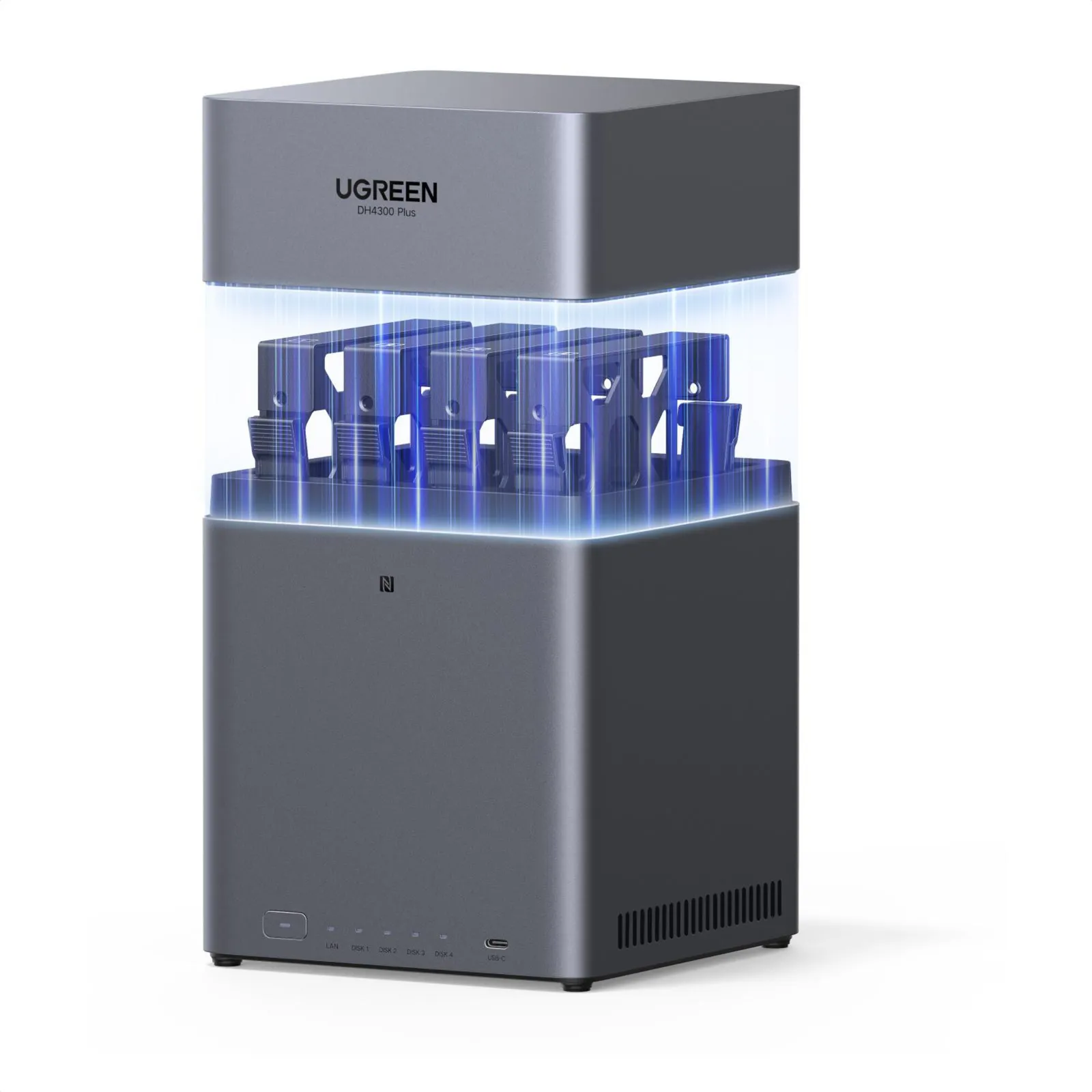 UGREEN NASync DH4300 Plus NAS System 4-Bay 24TB inkl. 4x WD WD60EFPX NAS HDD - 6 TB - Slika 5