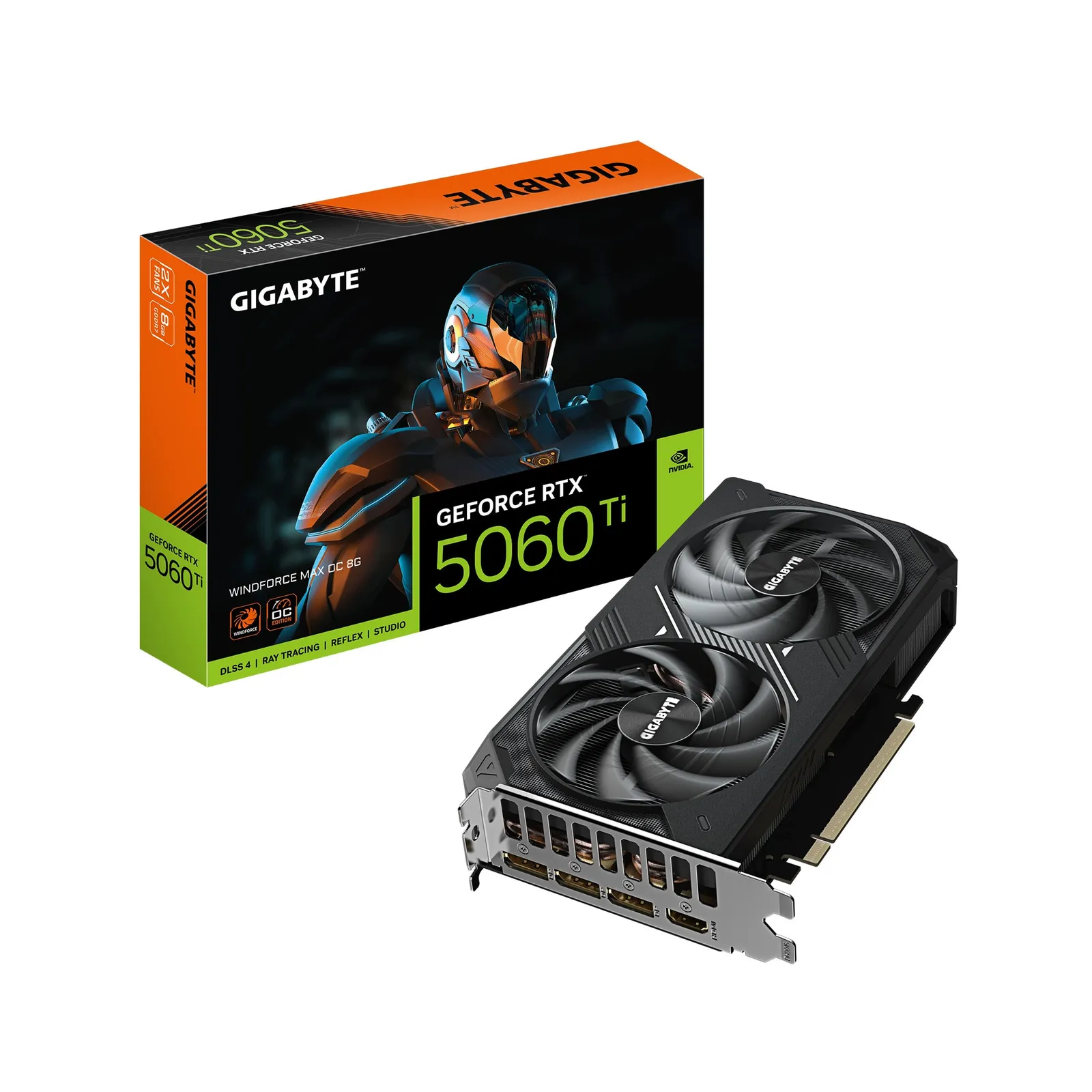 GIGABYTE GeForce RTX 5060 Ti WINDFORE MAX OC 8GD grafička kartica HDMI/DP