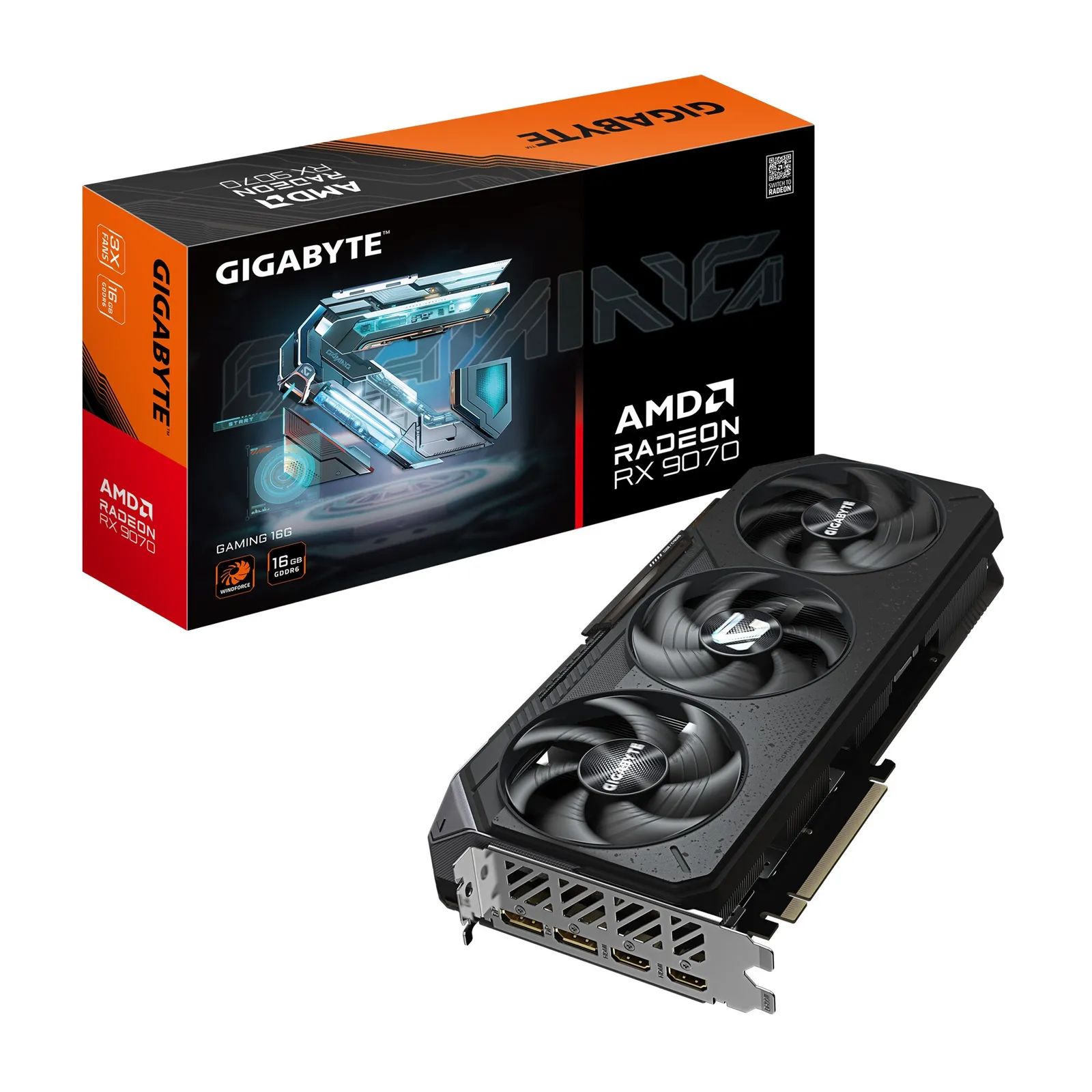 GIGABYTE Radeon RX 9070 GAMING 16G grafička kartica HDMI/DP - Slika 5