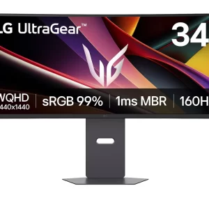 LG 34G600A-B monitor, 34", WQHD, 160Hz, FreeSync/G-Sync, VA
