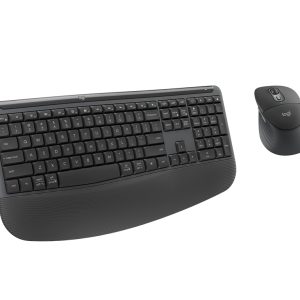 Logitech MK880 Signature Comfort Plus bluetooth bežična tipkovnica+miš, graphite (920-014161)