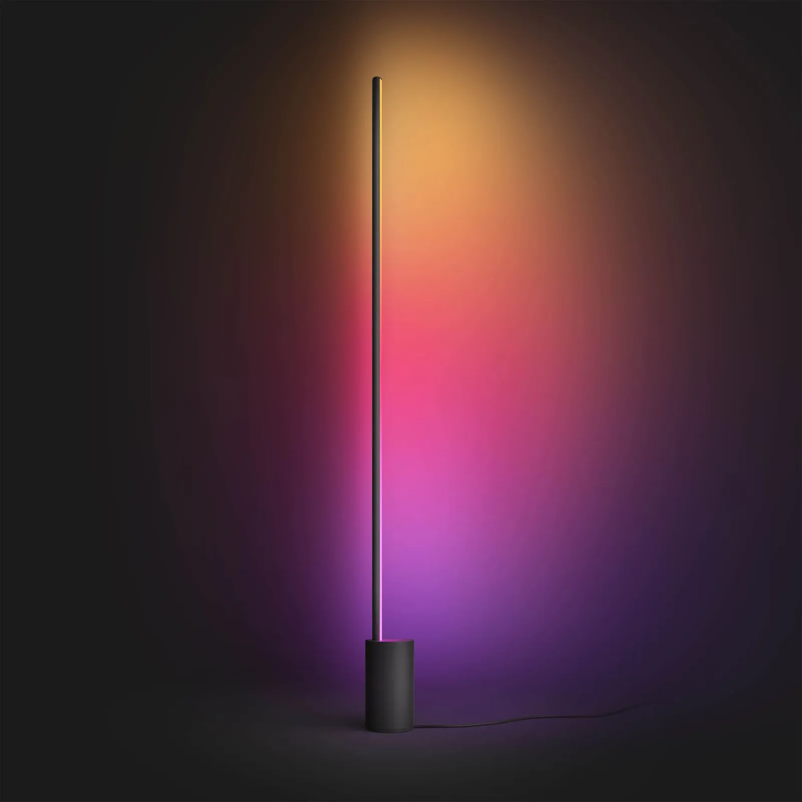 Philips Hue Gradient Signe podna lampa, crna - Slika 5