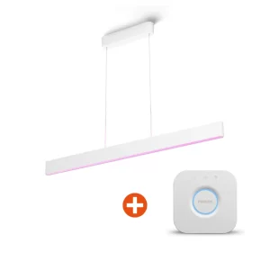 Philips Hue White & Color Ambiance Ensis viseća svjetiljka bijela, uklj. Bridge V2