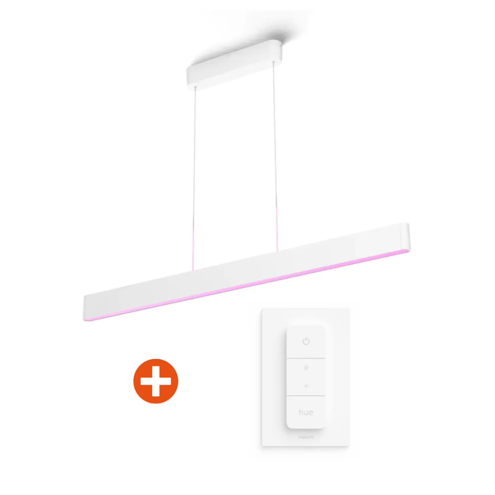 Philips Hue White & Color Amb. Ensis viseća svjetiljka bijela, uklj. prigušivač V2