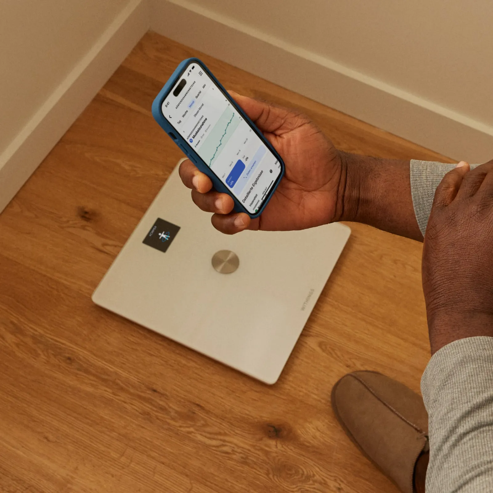 Withings Body Comp vaga za tijelo, bijela - Slika 4