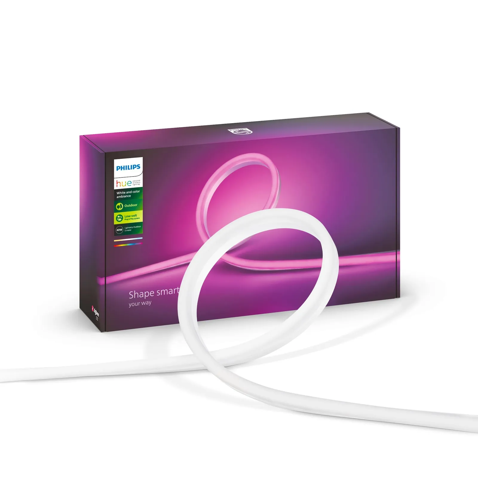Philips Hue Lightstrip Outdoor 5m White & Col. Amb. 1600lm Bluetooth