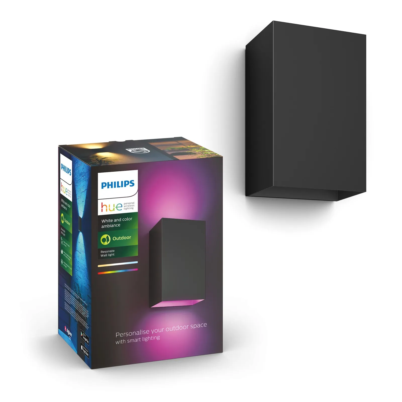 Philips Hue White & Col. Amb. Resonate svjetiljka, crna - Slika 4