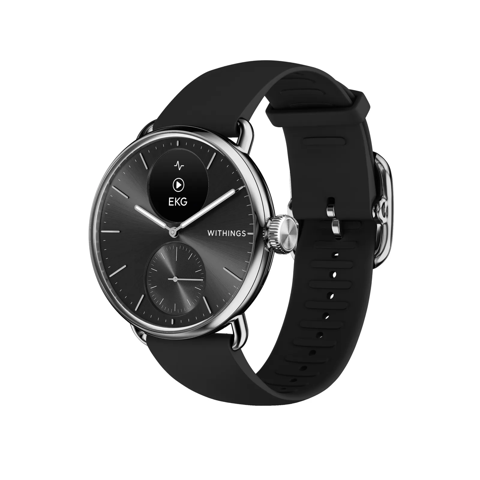 Withings ScanWatch 2 38 mm crni EKG, razina kisika u krvi, praćenje sna
