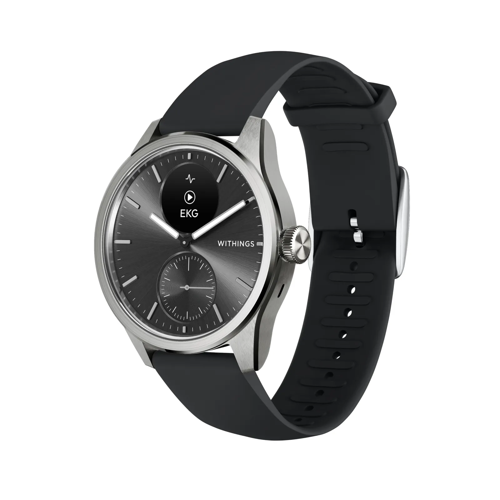 Withings ScanWatch 2 42 mm crni EKG, razina kisika u krvi, praćenje sna