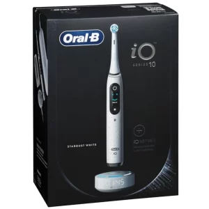Oral-B iO Series 10 električna četkica za zube, stardust bijela