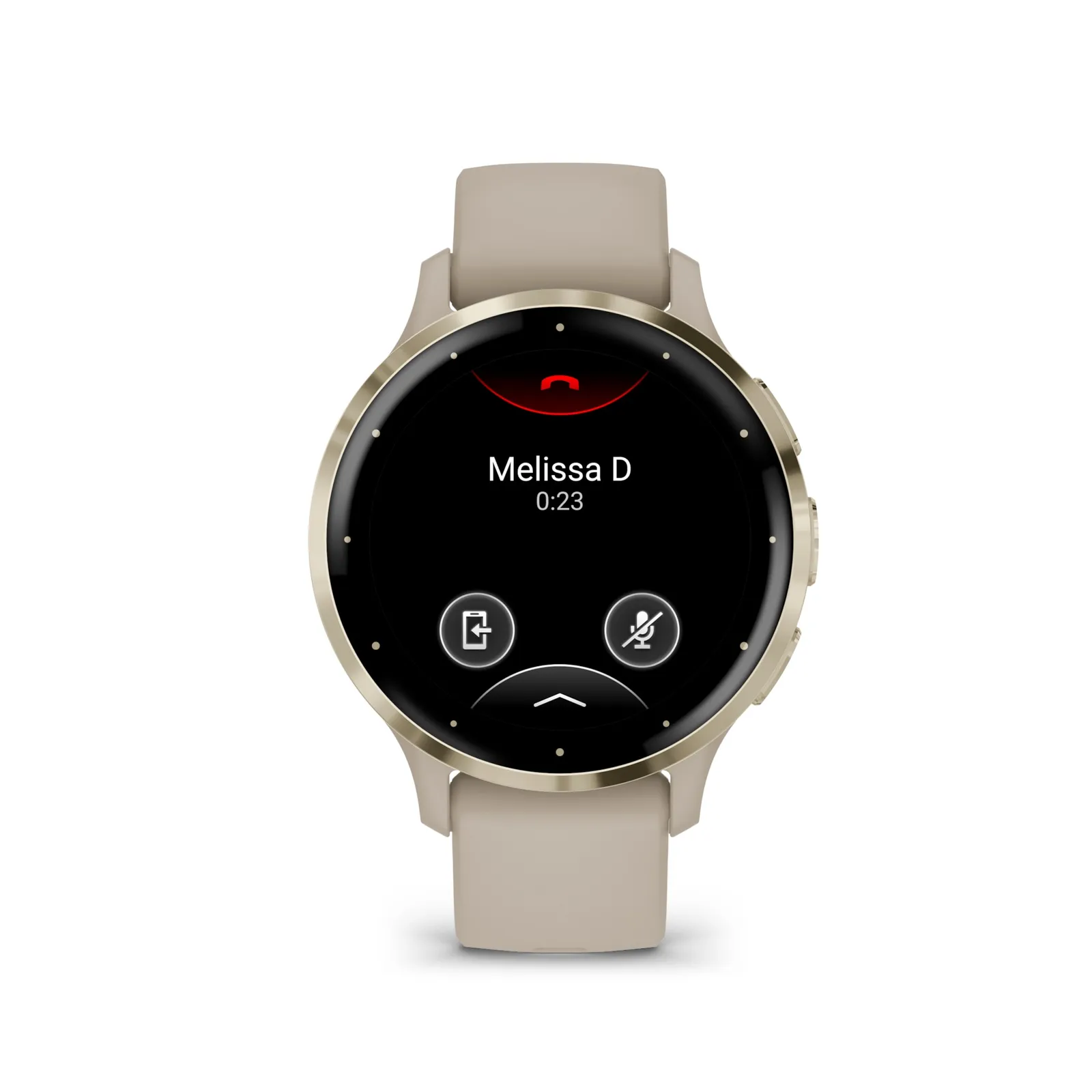 Garmin Venu® 3S francusko siva/meko zlatna boja s brzim silikonskim remenom - Slika 2